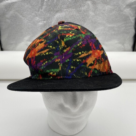 Quanhaigou Skull Skeleton Baseball Cap, Men Solid Flat Bill Hat Snapback - Picture 1 of 7